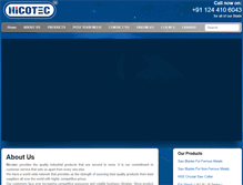 Tablet Screenshot of nicotec.co.in